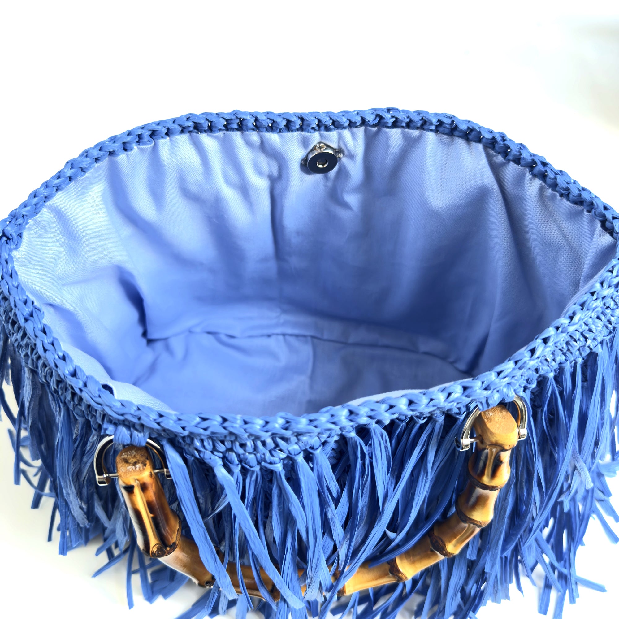 interno borsa rafia Noa fodera cotone