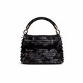 borsa uncinetto Zoe con paillettes effetto luce